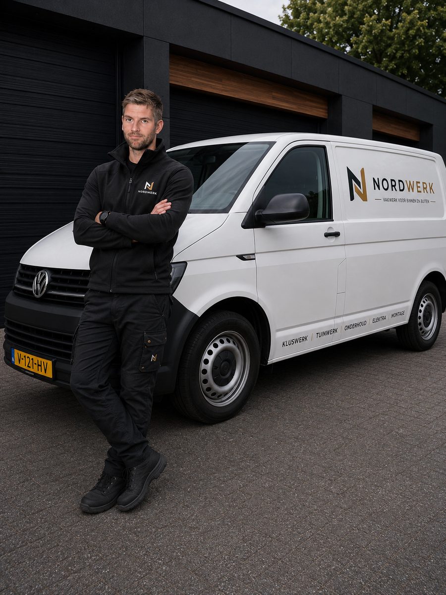 Oprichter van NORDWERK voor de bedrijfsbus